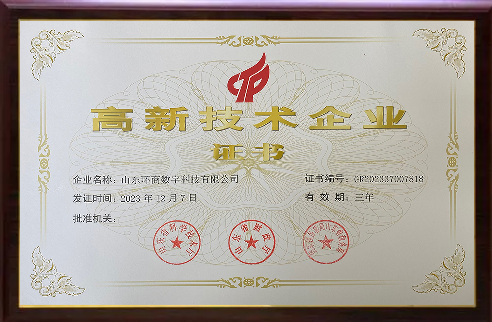 山东环商数字高新技术企业.jpg 山东环商数字高新技术企业.jpg